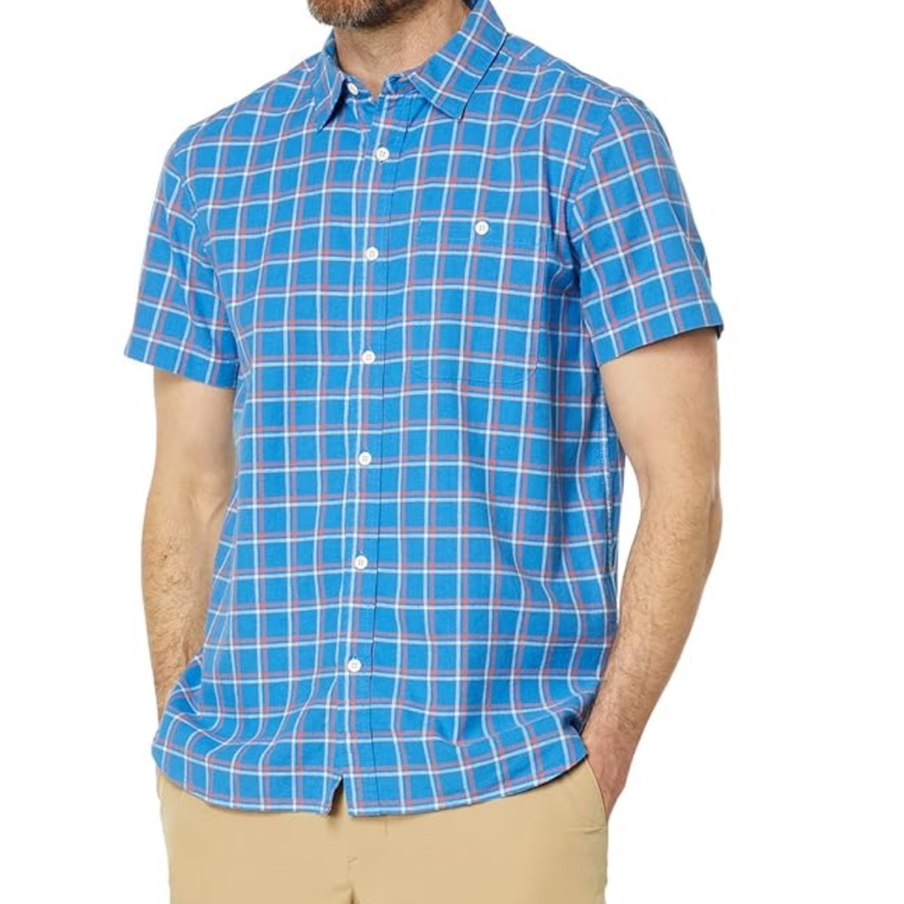 The North Face Men’s Loghill Short Sleeve‎ Shirt Blue Size Large NWT/NEW